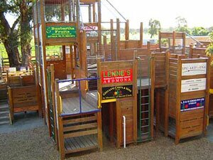 SPC Ardmona KidsTown Adventure Playground - Fruit box maze